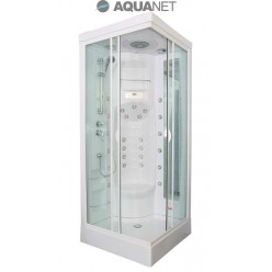 Душевая кабина Aquanet FIJI Cube 90х90, с паром, стекло прозрачное