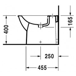 Биде напольное Duravit Darling new 2250100000