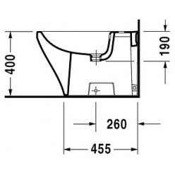 Биде напольное Duravit DuraStyle 228310