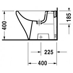 Биде напольное Duravit DuraStyle 228410