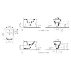 Биде подвесное VitrA S20 5508B003