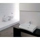 Унитаз подвесной Hidra Ceramica Hi-line белый с фиолетовым
