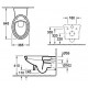 Унитаз подвесной Villeroy & Boch Amadea 7C96 B0R1 alpin