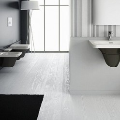 Унитаз подвесной Hidra Ceramica Flat белый с черным