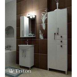 Зеркало-шкаф Triton Диана 80 L с подсветкой