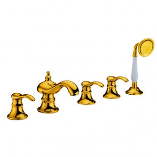 Смеситель из пяти элементов "Аладин-5" (gold)