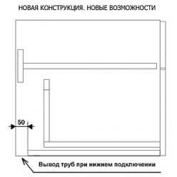 Тумба с раковиной Акватон Мадрид 100 белая с 2 ящиками