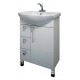 Тумба с раковиной Triton Диана 70 L с ящиками