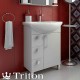 Тумба с раковиной Triton Диана 60 L с ящиками