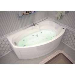 Акриловая гидромассажная ванна (форсунки Шампань) Джерси (Jersey) 170×90 левая