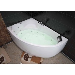 Акриловая гидромассажная ванна (форсунки Шампань) Майорка (Mayorka) 150×100 левая