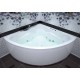 Акриловая гидромассажная ванна (форсунки Шампань) Флорес (Flores) 150×150