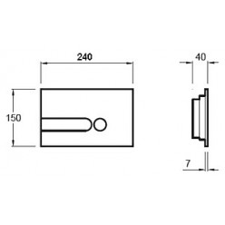 Комплект Jacob Delafon Presquile E5504-NF-M10 (E5504-NF+E4326-CP+E4440-00)