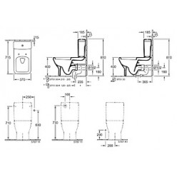 Унитаз-компакт Villeroy & Boch Architectura alpin