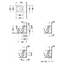 Унитаз приставной Duravit Happy D.2 2159090000