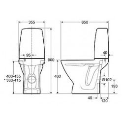 Унитаз-компакт IFO Sign D687206011