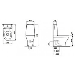 Унитаз-компакт Laufen Pro 8.2795.2.000.780.1